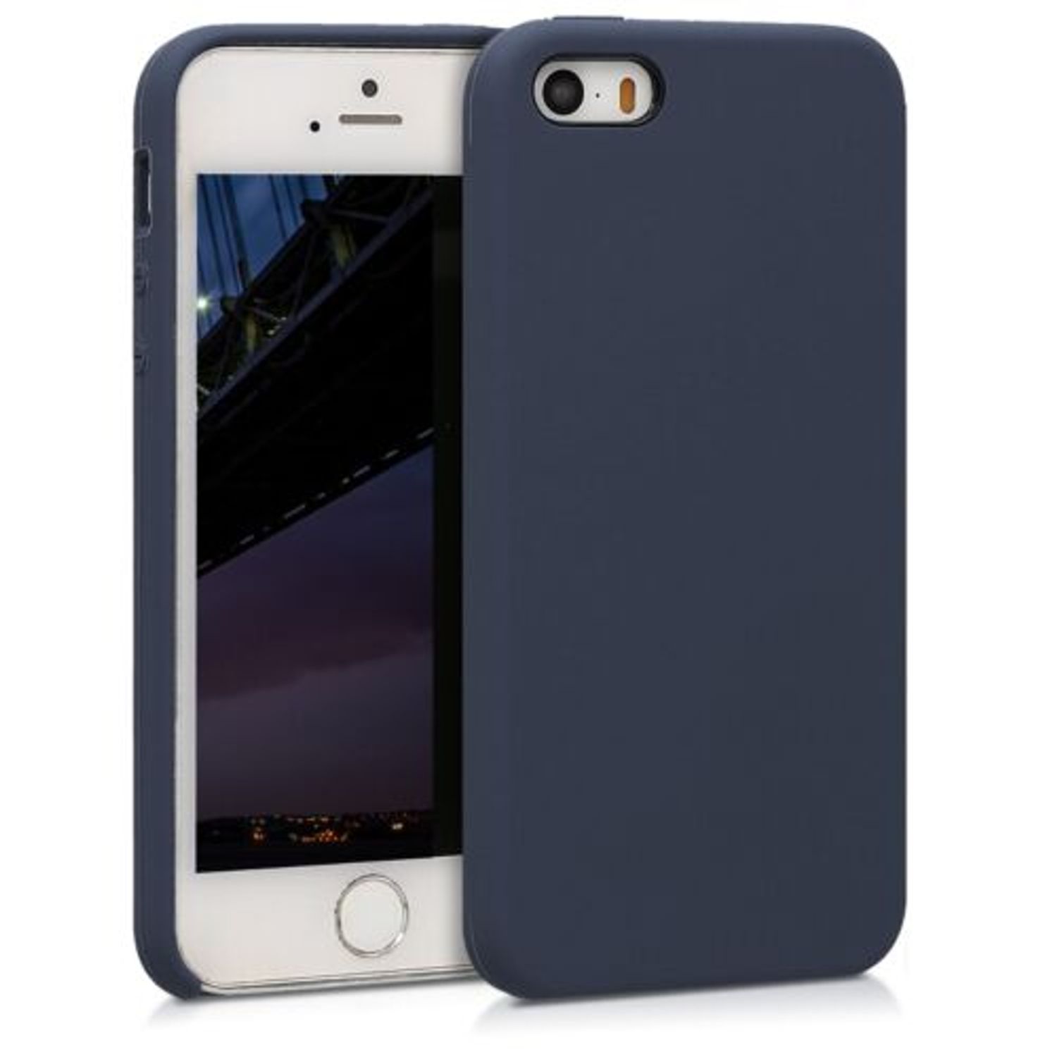 Husa pentru Apple iPhone 5/iPhone 5s/iPhone SE, Silicon, Albastru, 42766.53 fotografia produsului