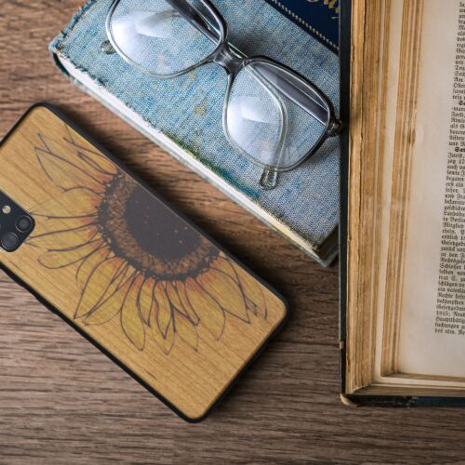 Husa pentru Samsung Galaxy A51, Lemn, Multicolor, 51432.04 fotografia produsului View 4 L
