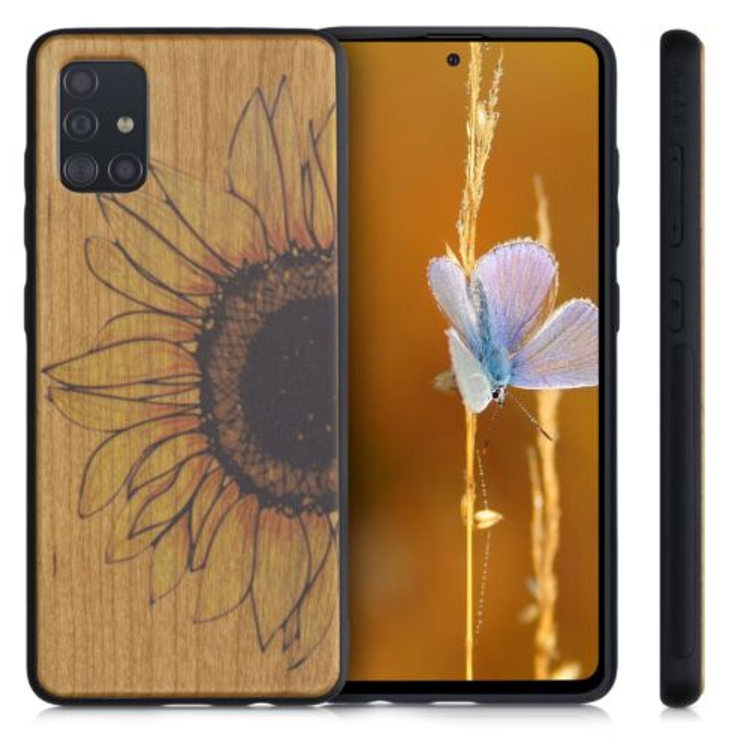 Husa pentru Samsung Galaxy A51, Lemn, Multicolor, 51432.04 fotografia produsului View 2 L