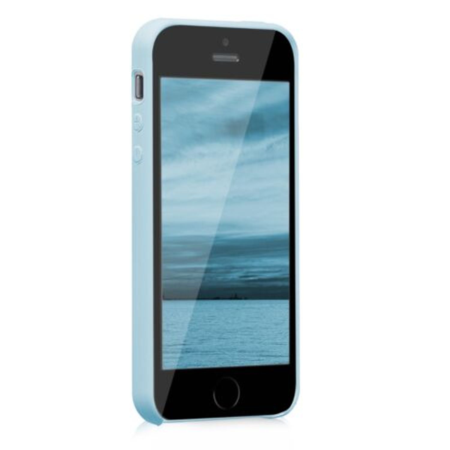 Husa pentru Apple iPhone 5/iPhone 5s/iPhone SE, Silicon, Albastru, 42766.58 fotografia produsului View 3 L