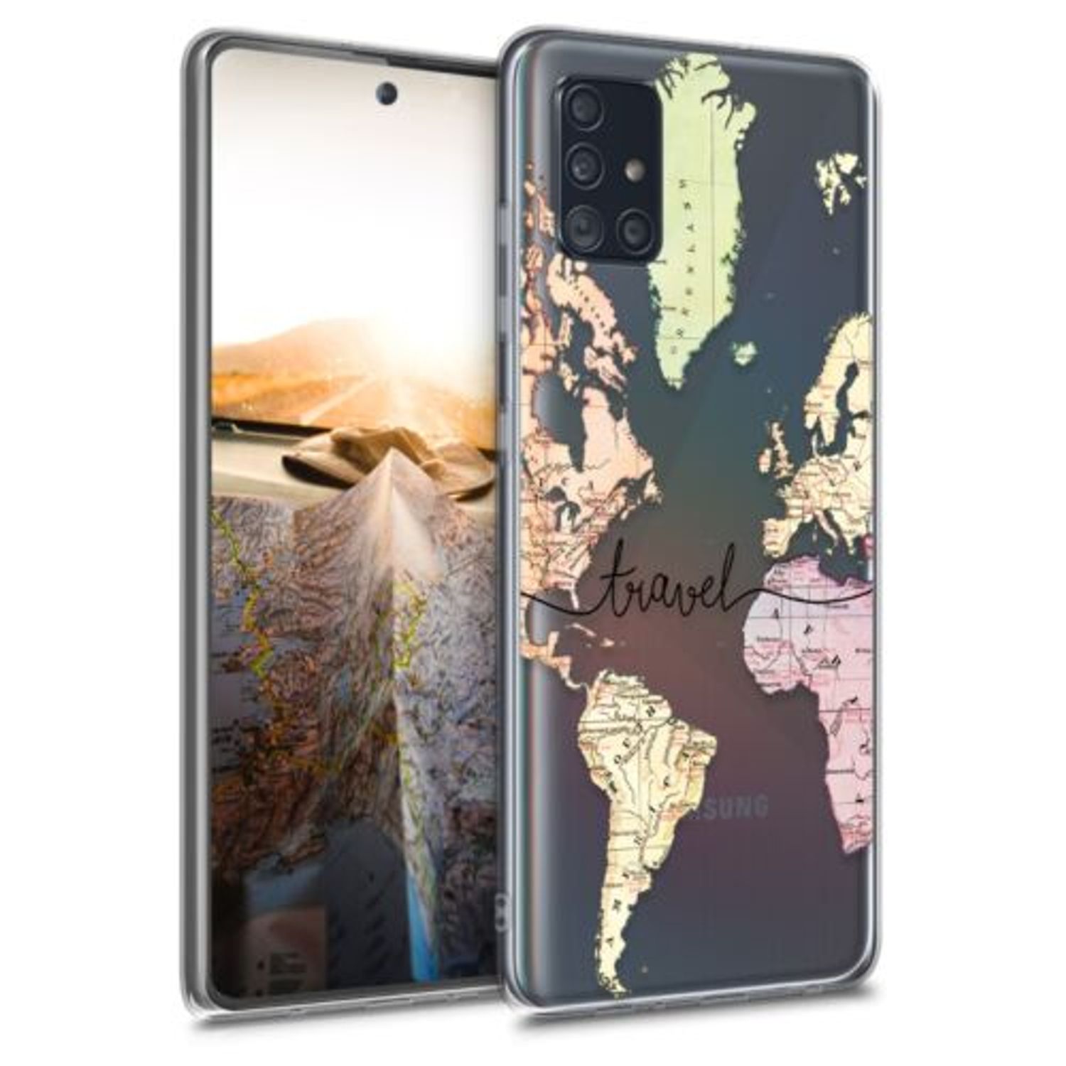 Husa pentru Samsung Galaxy A51, Silicon, Multicolor, 51199.02 fotografia produsului