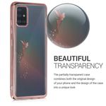 Husa pentru Samsung Galaxy A51, Silicon, Rose Gold, 51434.01 fotografia produsului View 3 S