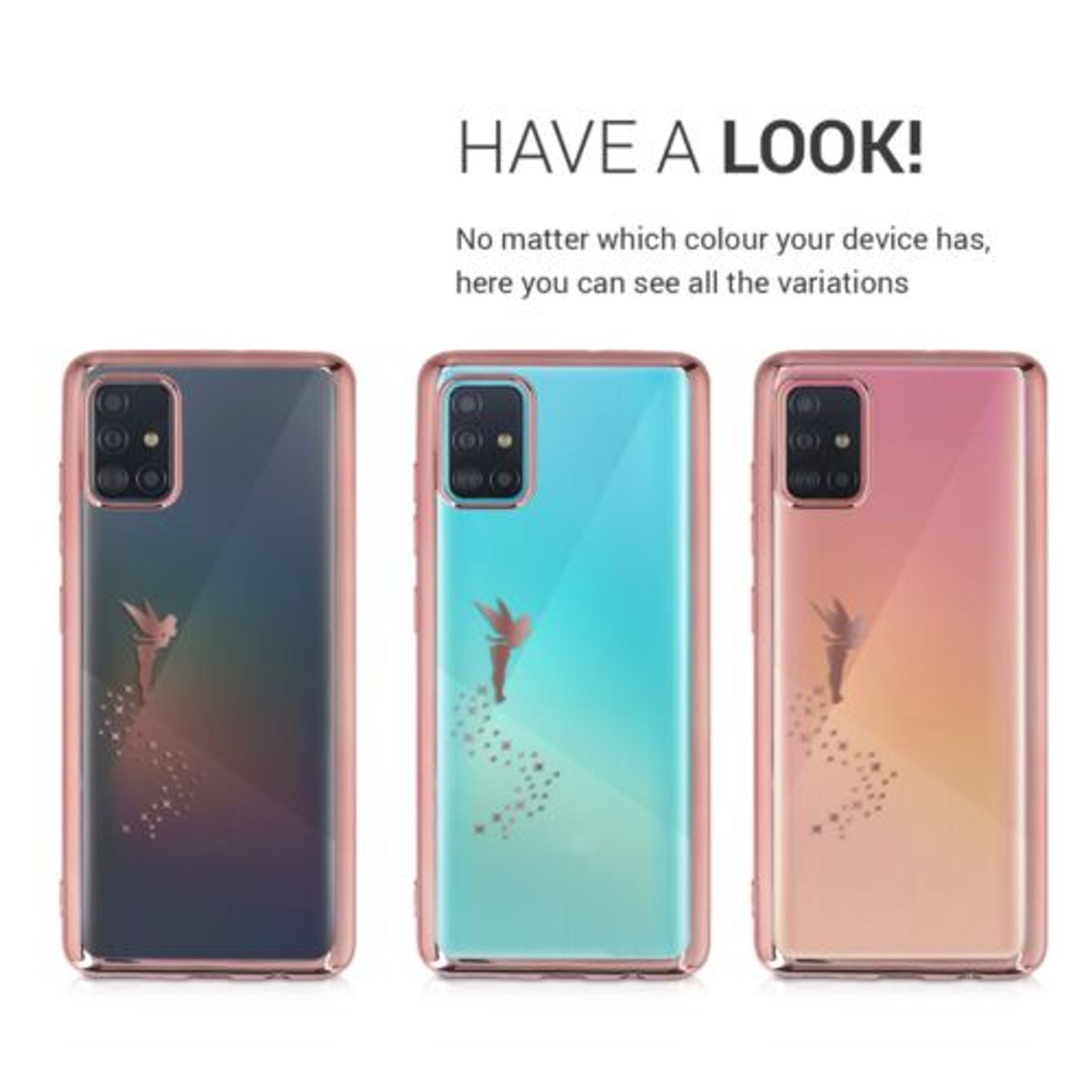 Husa pentru Samsung Galaxy A51, Silicon, Rose Gold, 51434.01 fotografia produsului View 5 L
