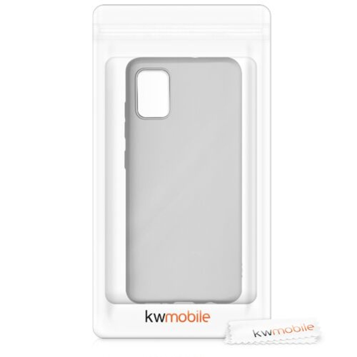 Husa pentru Samsung Galaxy A51, Silicon, Silver, 51201.67 fotografia produsului View 7 L