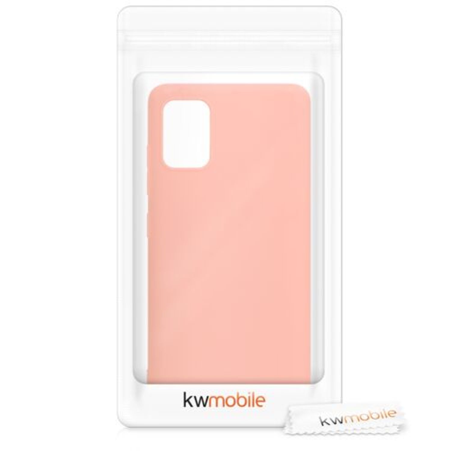 Husa pentru Samsung Galaxy A51, Silicon, Roz, 51196.199 fotografia produsului View 8 L