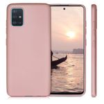 Husa pentru Samsung Galaxy A51, Silicon, Rose Gold, 51201.31 fotografia produsului View 15 S