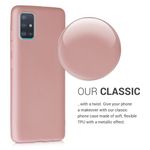 Husa pentru Samsung Galaxy A51, Silicon, Rose Gold, 51201.31 fotografia produsului View 13 S