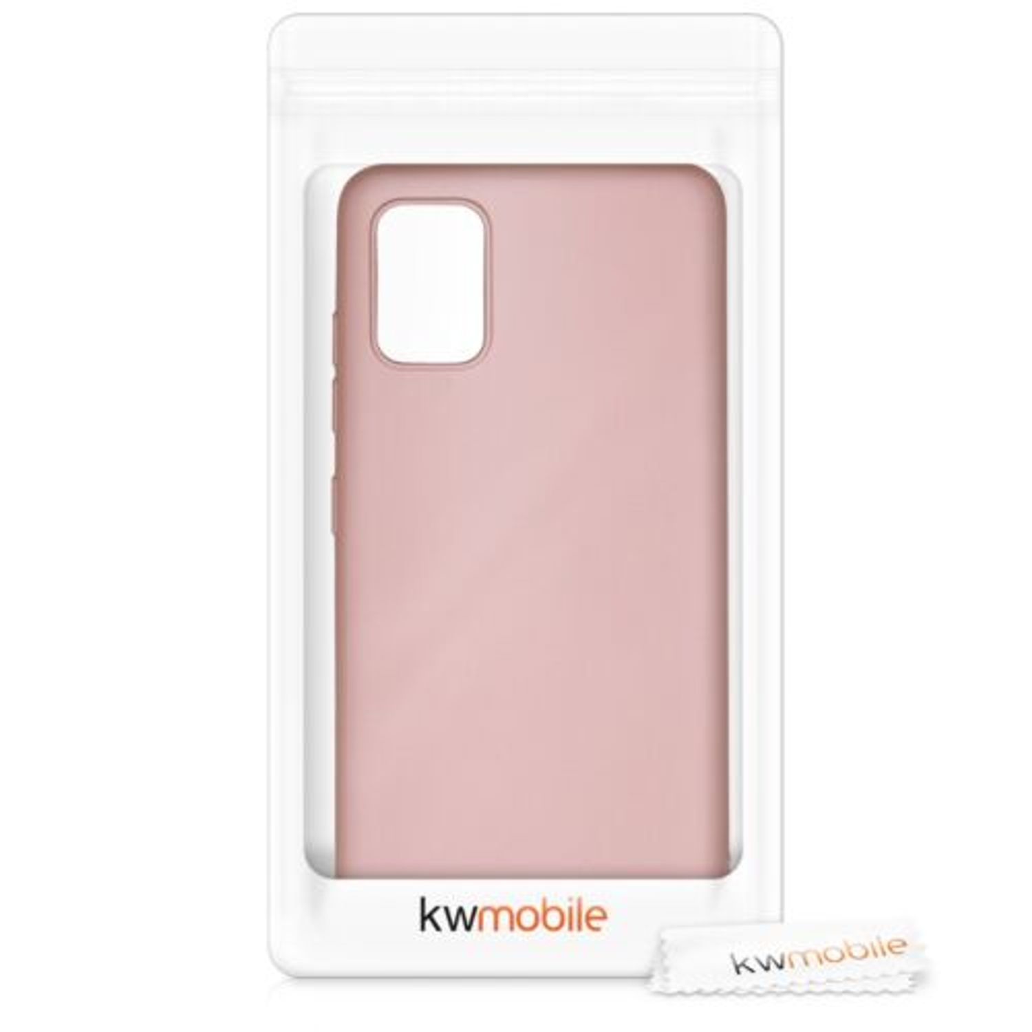 Husa pentru Samsung Galaxy A51, Silicon, Rose Gold, 51201.31 fotografia produsului View 10 L