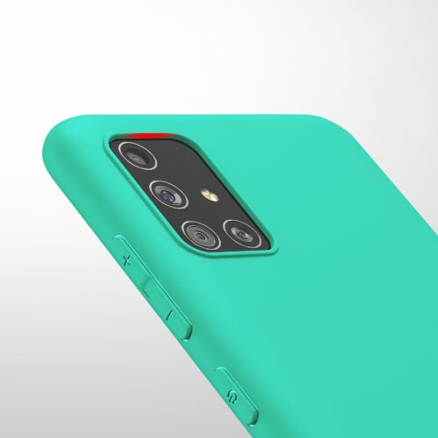 Husa pentru Samsung Galaxy A51, Silicon, Verde, 51196.126 fotografia produsului View 9 L