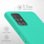 Husa pentru Samsung Galaxy A51, Silicon, Verde, 51196.126 fotografia produsului View 4 S