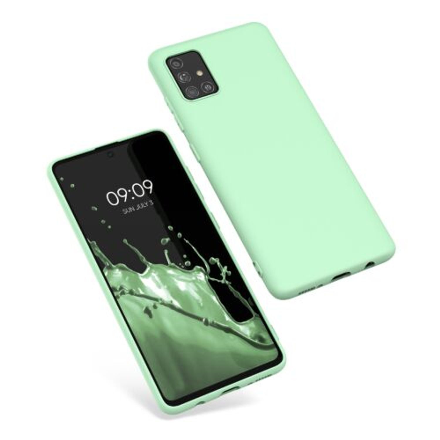 Husa pentru Samsung Galaxy A51, Silicon, Verde, 51196.176 fotografia produsului View 2 L