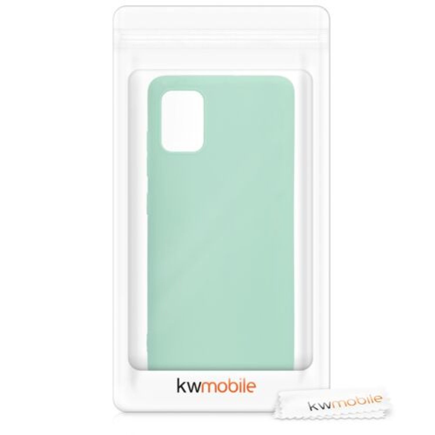 Husa pentru Samsung Galaxy A51, Silicon, Verde, 51196.176 fotografia produsului View 8 L