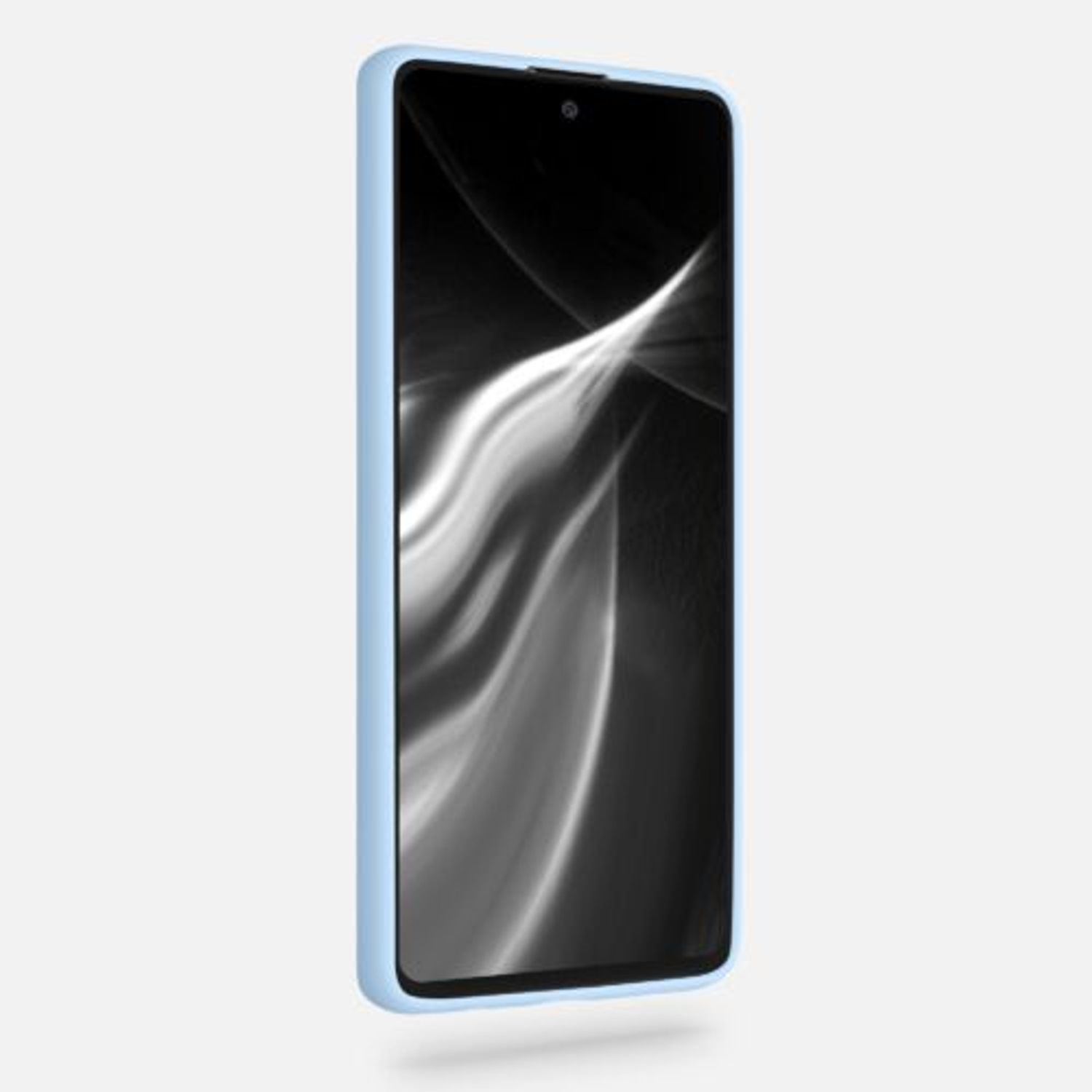Husa pentru Samsung Galaxy A51 5G, Silicon, Albastru, 53686.58 fotografia produsului View 3 L