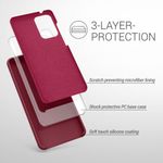 Husa pentru Samsung Galaxy A52, Silicon, Rosu, 54347.209 fotografia produsului View 3 S