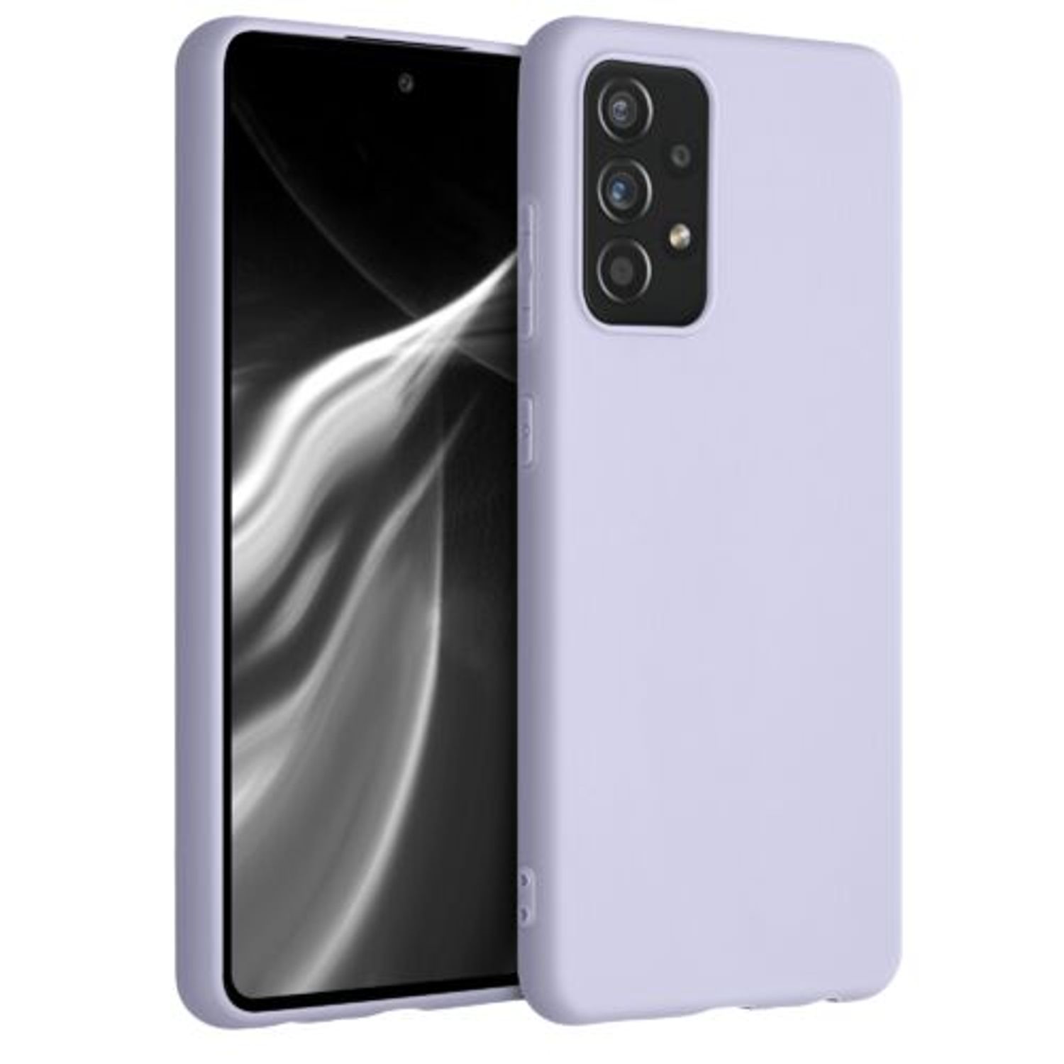 Husa pentru Samsung Galaxy A52, Silicon, Albastru, 54346.108 fotografia produsului