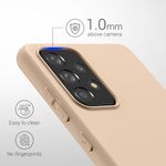 Husa pentru Samsung Galaxy A52, Silicon, Crem, 54346.154 fotografia produsului View 4 S