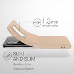 Husa pentru Samsung Galaxy A52, Silicon, Crem, 54346.154 fotografia produsului View 3 S