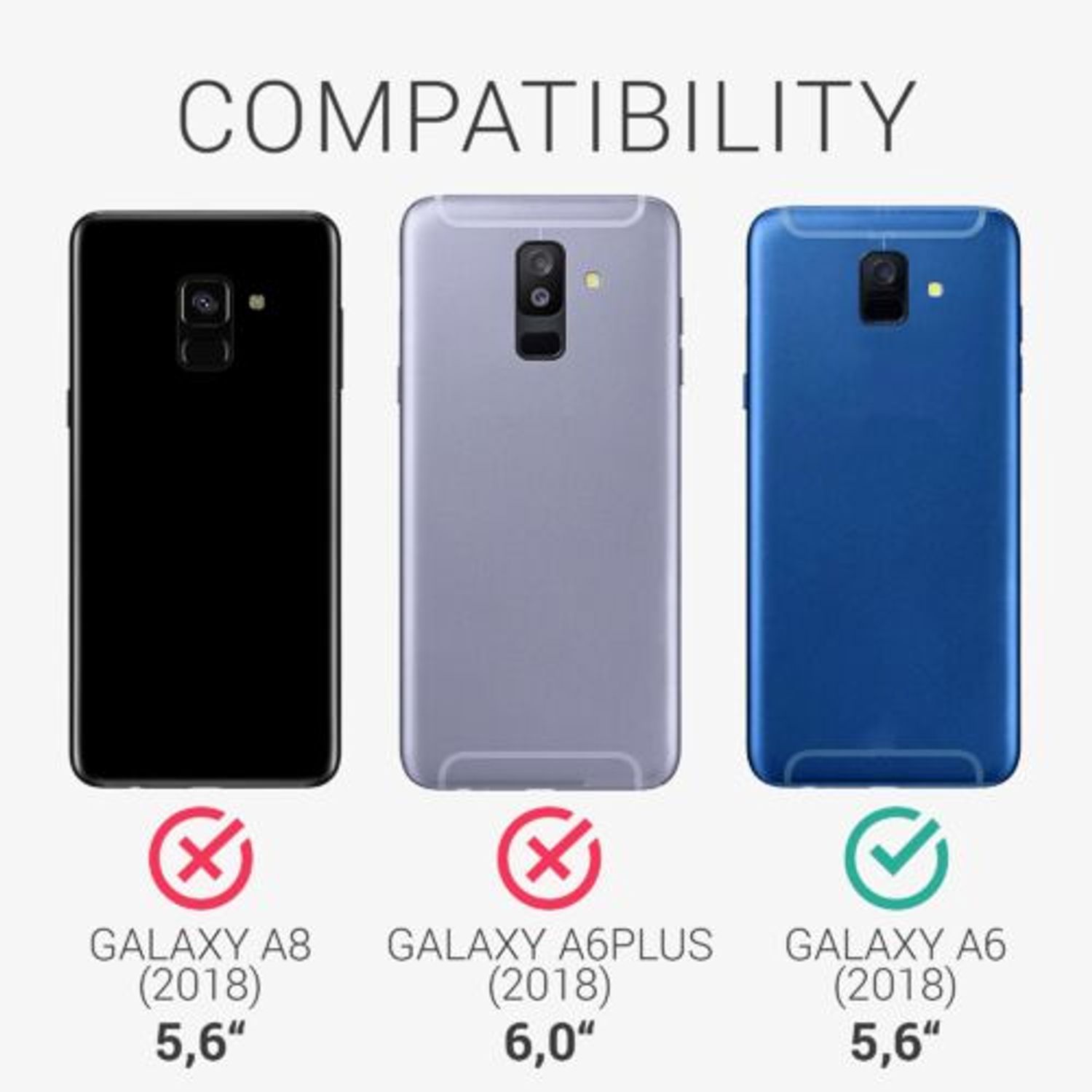 Husa pentru Samsung Galaxy A6 (2018), Silicon, Albastru, 45247.116 fotografia produsului View 3 L