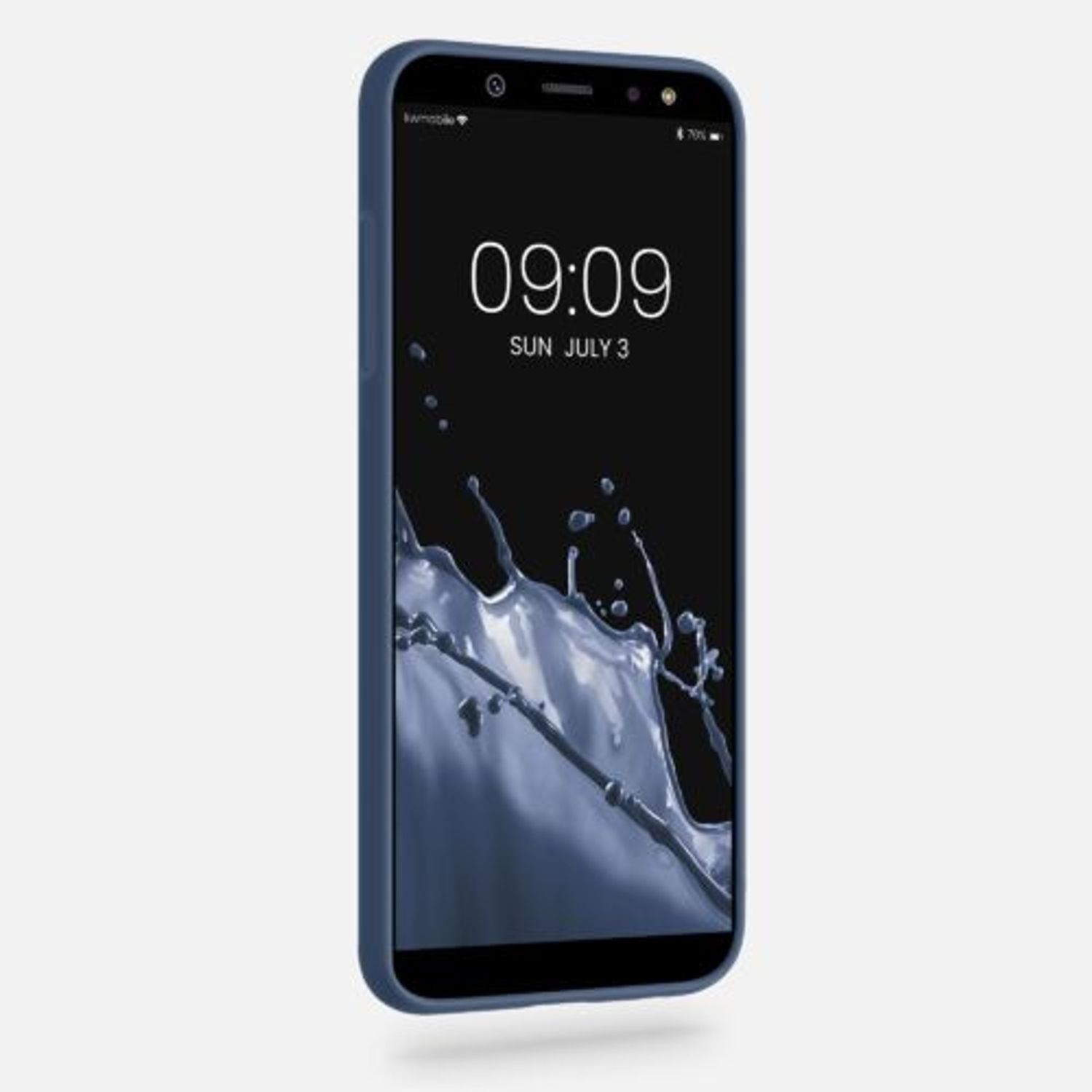 Husa pentru Samsung Galaxy A6 (2018), Silicon, Albastru, 45247.116 fotografia produsului View 6 L