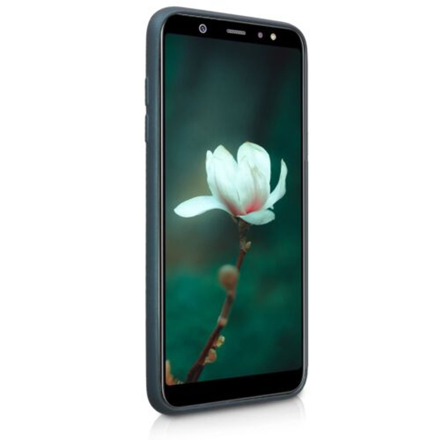 Husa pentru Samsung Galaxy A6 Plus, Silicon, Verde, 45264.14 fotografia produsului View 3 L