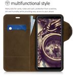 Husa pentru Samsung Galaxy A7 (2018), Piele naturala, Maro, 47117.02 fotografia produsului View 5 S