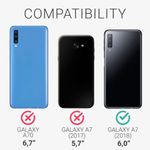 Husa pentru Samsung Galaxy A7 (2018), Silicon, Violet, 47730.187 fotografia produsului View 6 S