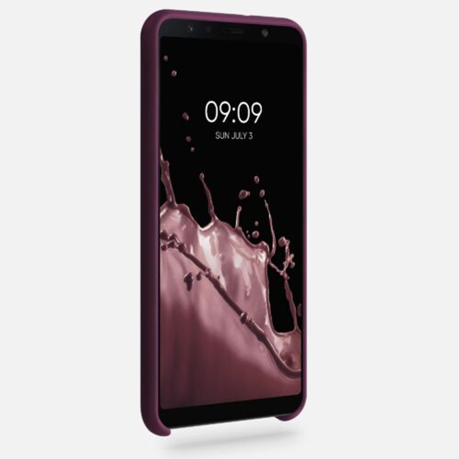 Husa pentru Samsung Galaxy A7 (2018), Silicon, Violet, 47730.187 fotografia produsului View 3 L