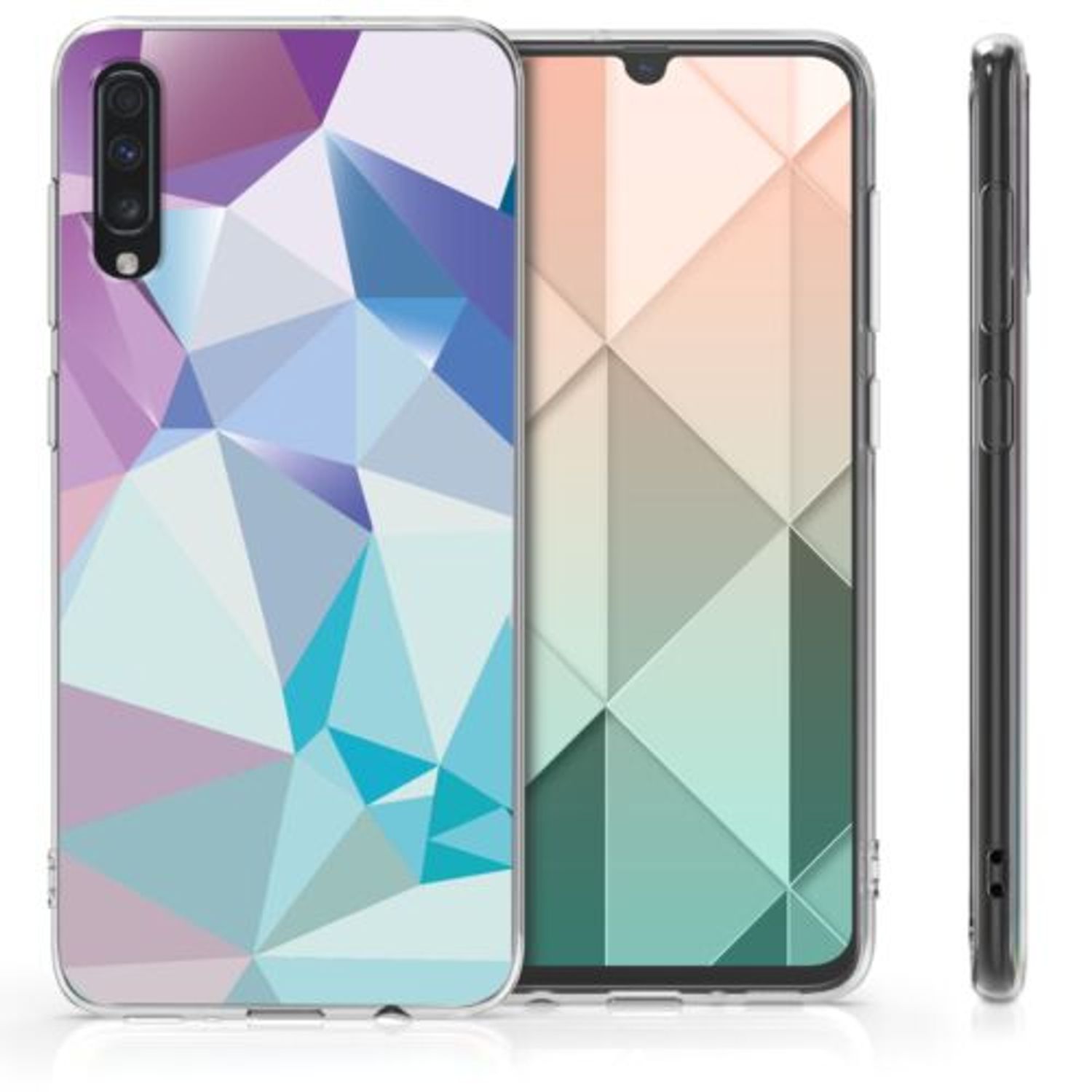 Husa pentru Samsung Galaxy A70, Silicon, Multicolor, 48434.07 fotografia produsului View 2 L