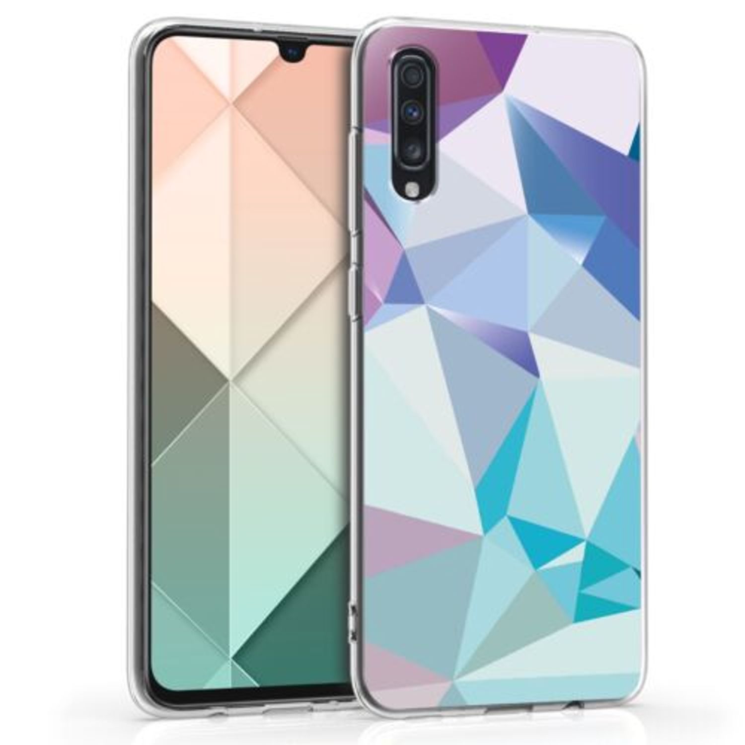 Husa pentru Samsung Galaxy A70, Silicon, Multicolor, 48434.07 fotografia produsului