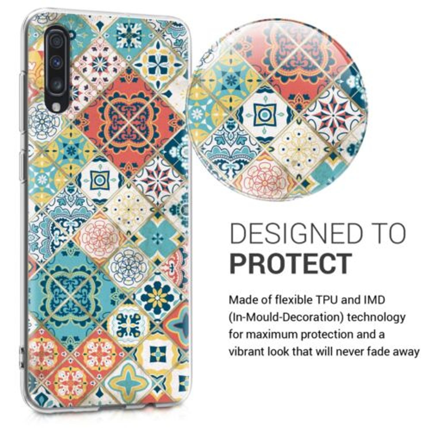Husa pentru Samsung Galaxy A70, Silicon, Multicolor, 48434.12 fotografia produsului View 5 L