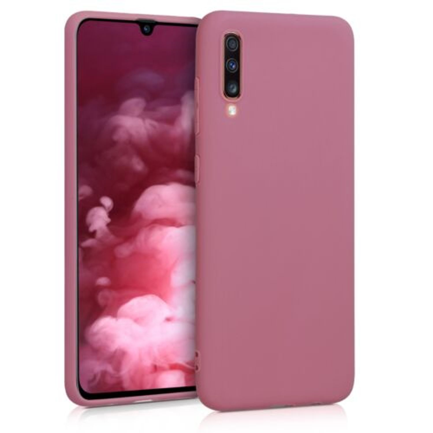 Husa pentru Samsung Galaxy A70, Silicon, Roz, 48427.167 fotografia produsului