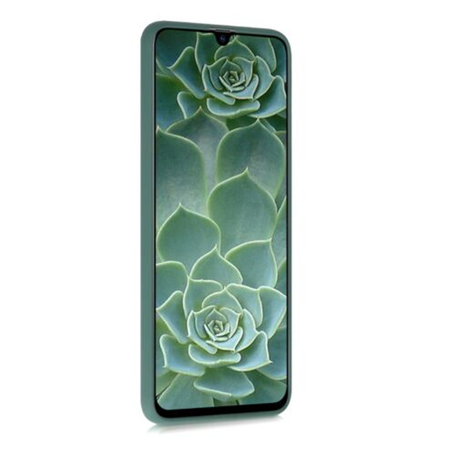 Husa pentru Samsung Galaxy A70, Silicon, Verde, 48427.171 fotografia produsului View 3 L