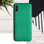 Husa pentru Samsung Galaxy A70, Silicon, Verde, 48430.170 fotografia produsului View 3 S