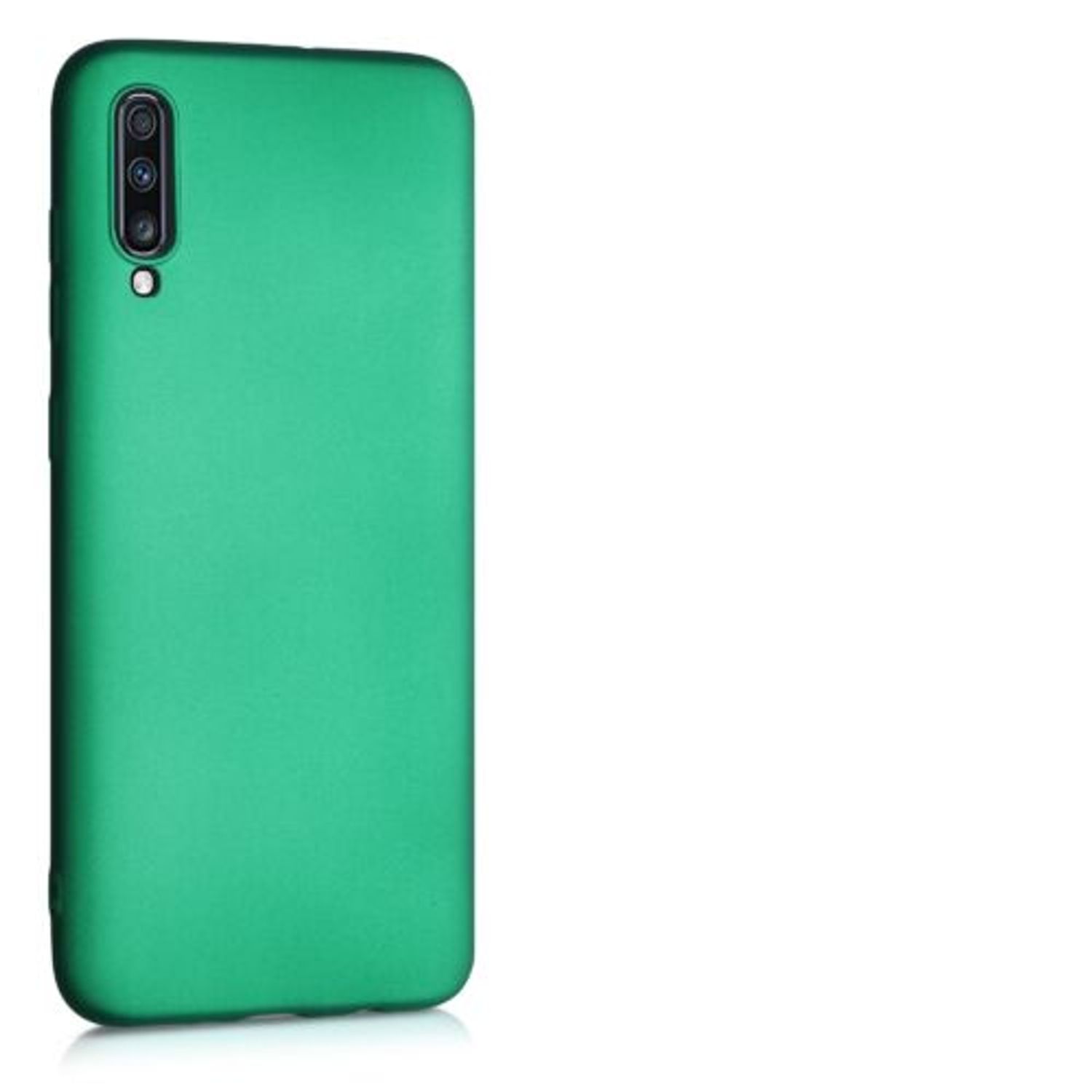 Husa pentru Samsung Galaxy A70, Silicon, Verde, 48430.170 fotografia produsului View 8 L
