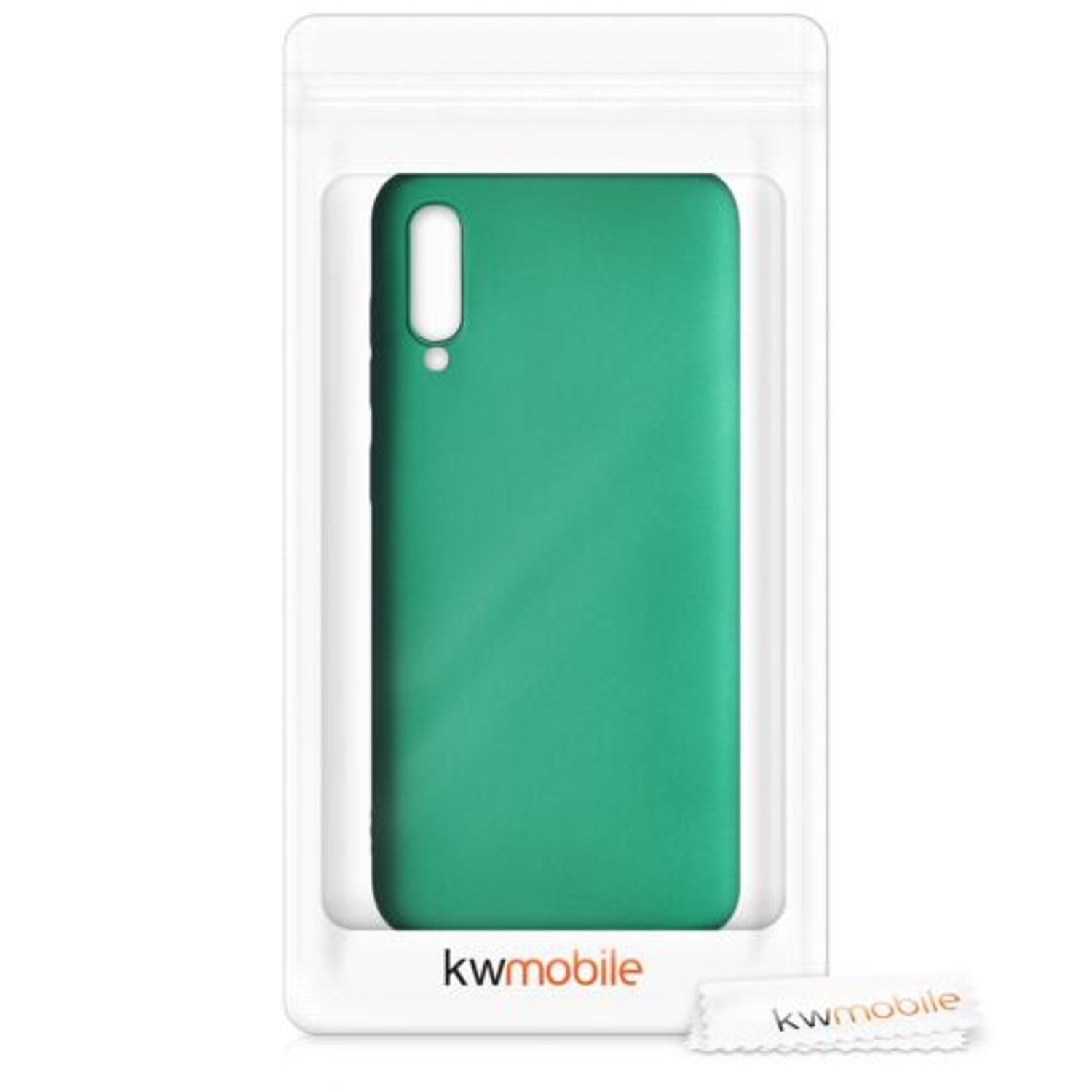 Husa pentru Samsung Galaxy A70, Silicon, Verde, 48430.170 fotografia produsului View 7 L