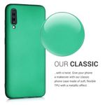 Husa pentru Samsung Galaxy A70, Silicon, Verde, 48430.170 fotografia produsului View 4 S