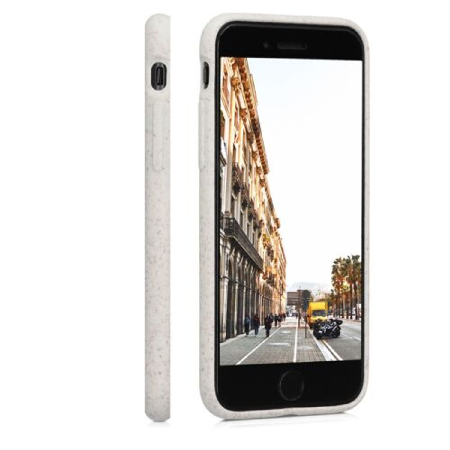 Husa pentru Apple iPhone 8/iPhone 7/iPhone SE 2, Fibre vegetale, Alb, 49106.02 fotografia produsului View 5 L