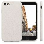 Husa pentru Apple iPhone 8/iPhone 7/iPhone SE 2, Fibre vegetale, Alb, 49106.02 fotografia produsului View 2 S