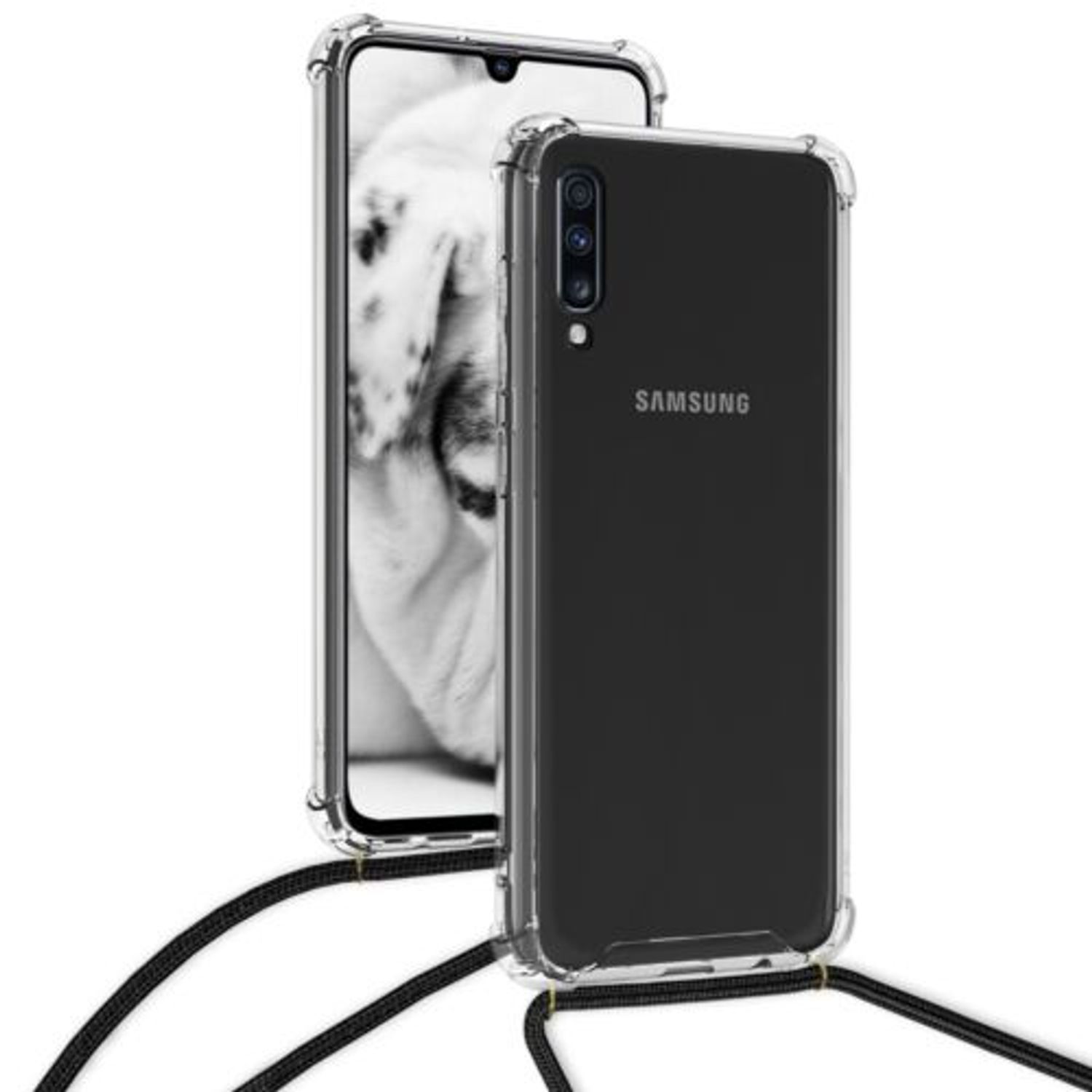Husa pentru Samsung Galaxy A70, Silicon, Transparent, 48699.01 fotografia produsului View 12 L
