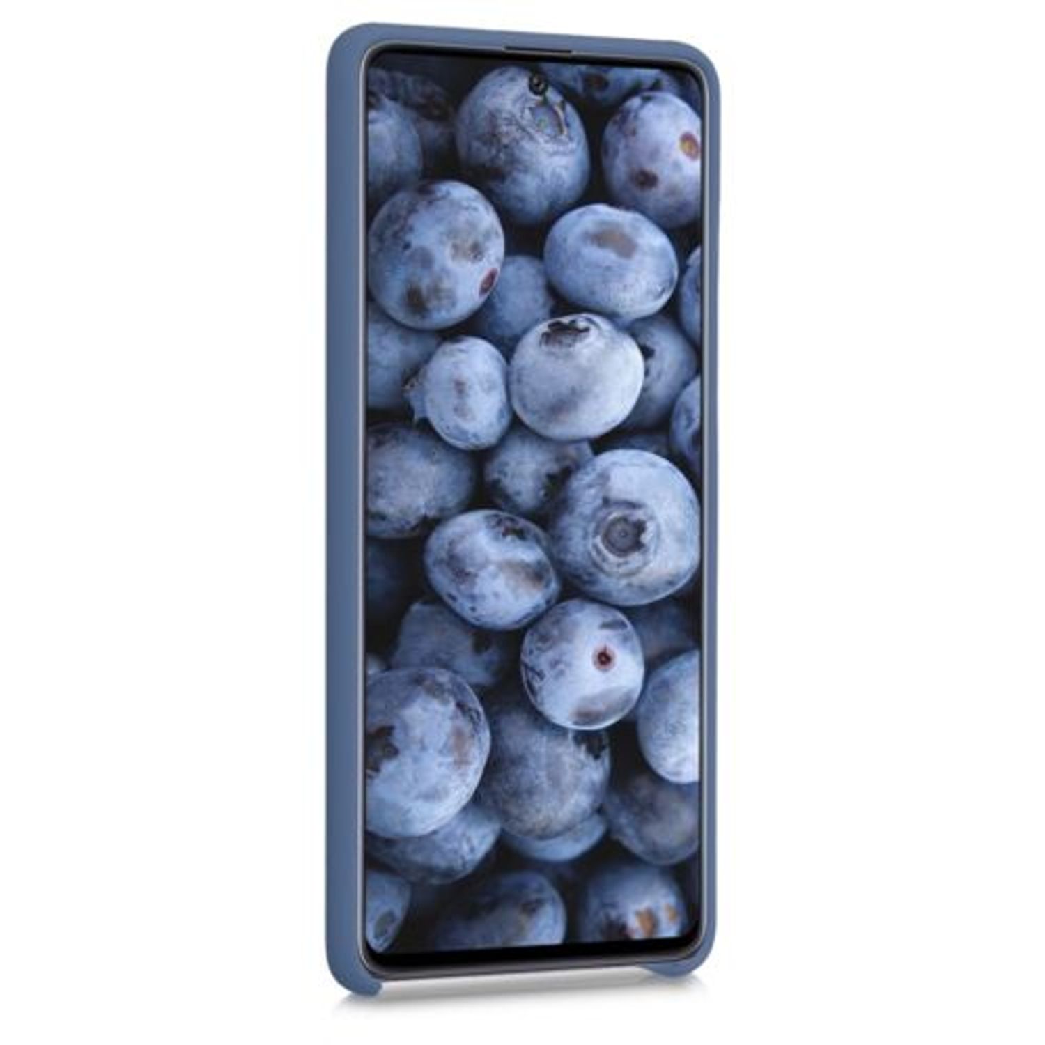 Husa pentru Samsung Galaxy A71, Silicon, Albastru, 51209.168 fotografia produsului View 3 L