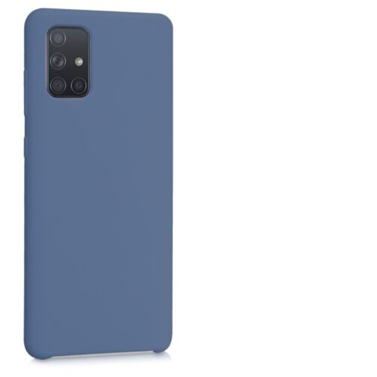 Husa pentru Samsung Galaxy A71, Silicon, Albastru, 51209.168 fotografia produsului View 8 L