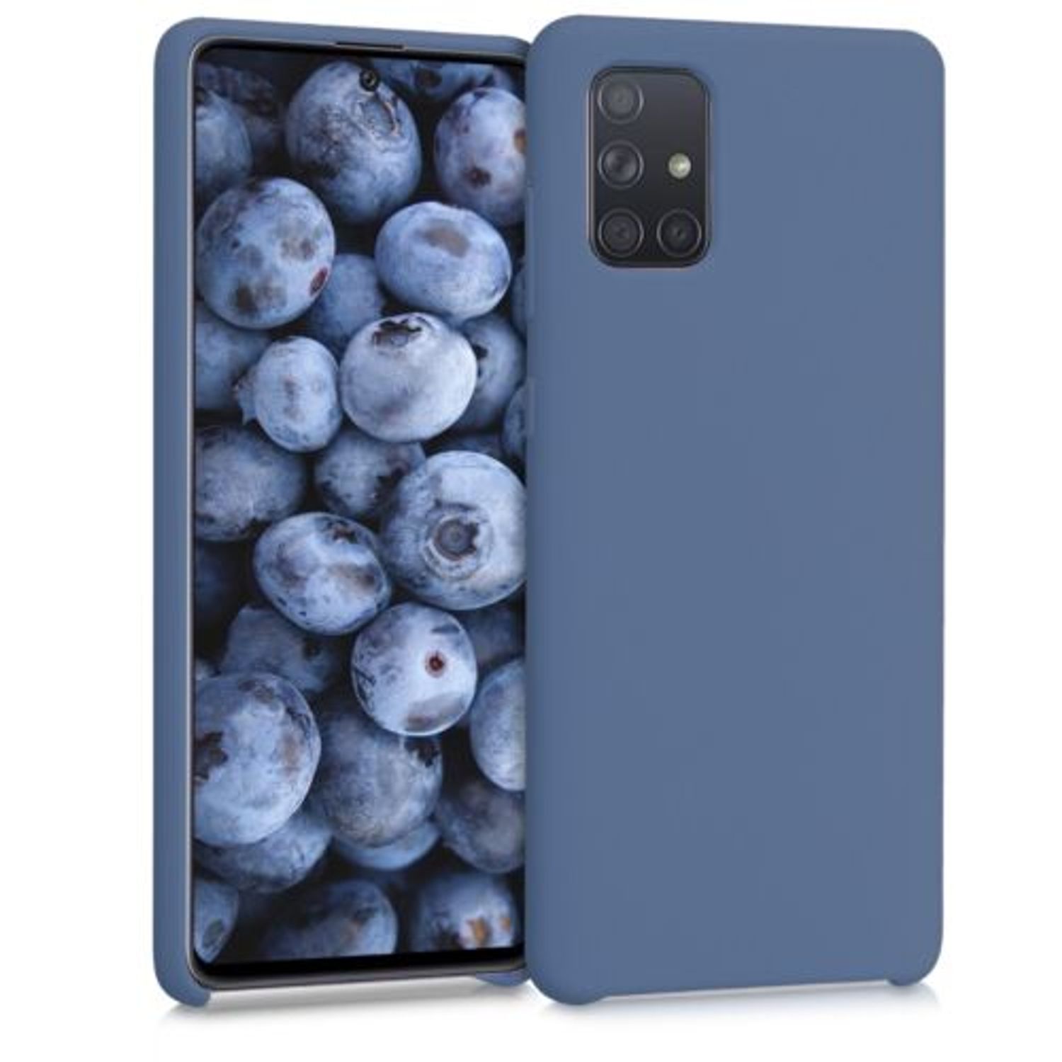 Husa pentru Samsung Galaxy A71, Silicon, Albastru, 51209.168 fotografia produsului