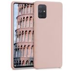Husa pentru Samsung Galaxy A71, Silicon, Roz, 51209.52 fotografia produsului