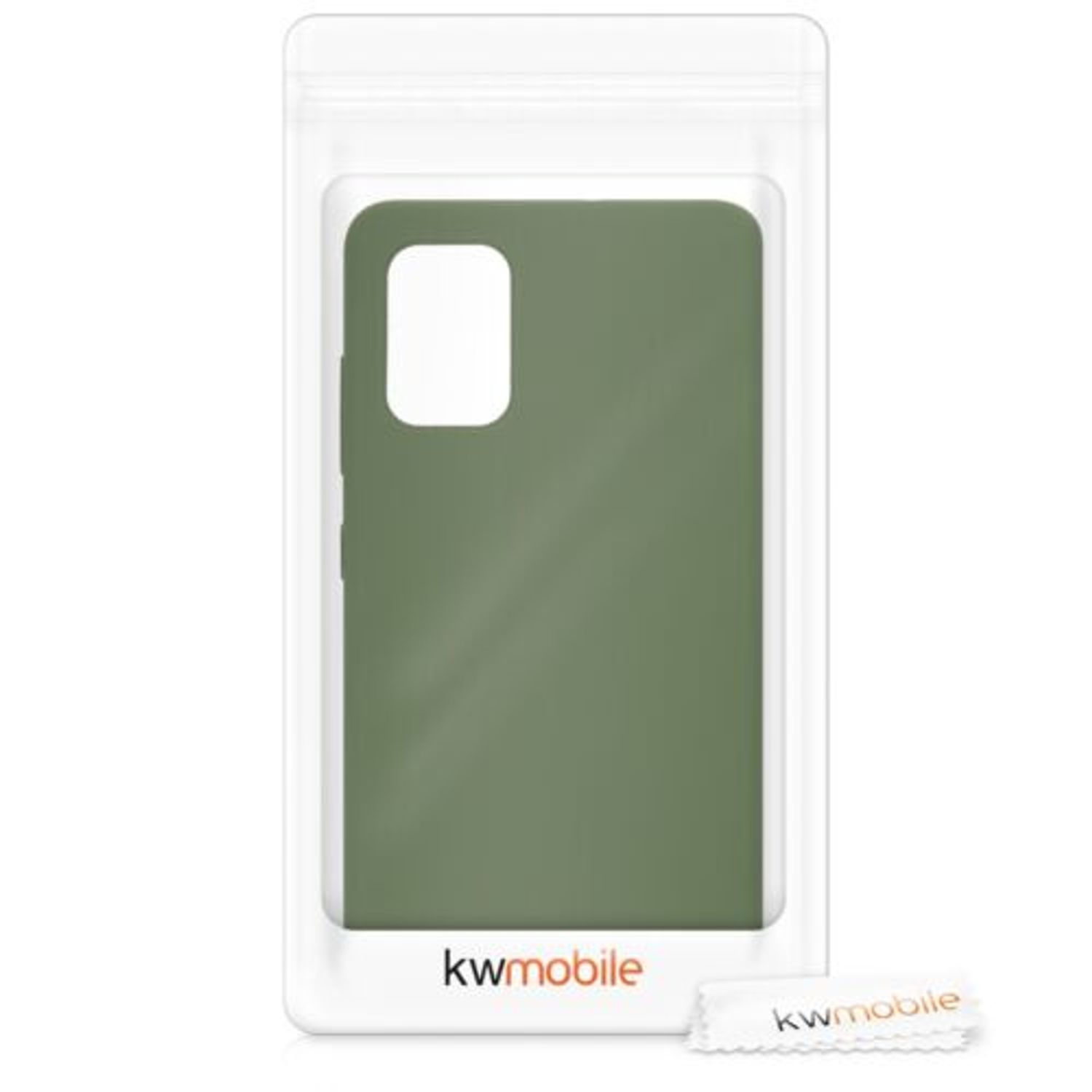 Husa pentru Samsung Galaxy A71, Silicon, Verde, 51209.179 fotografia produsului View 7 L