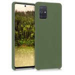 Husa pentru Samsung Galaxy A71, Silicon, Verde, 51209.179 fotografia produsului