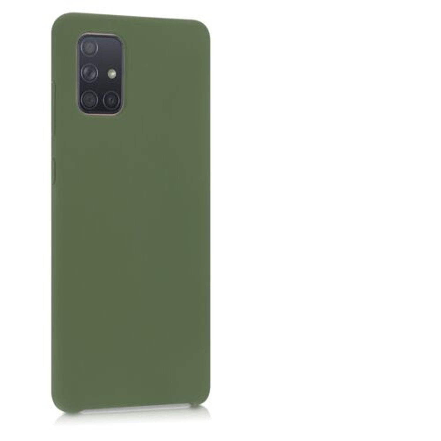 Husa pentru Samsung Galaxy A71, Silicon, Verde, 51209.179 fotografia produsului View 8 L