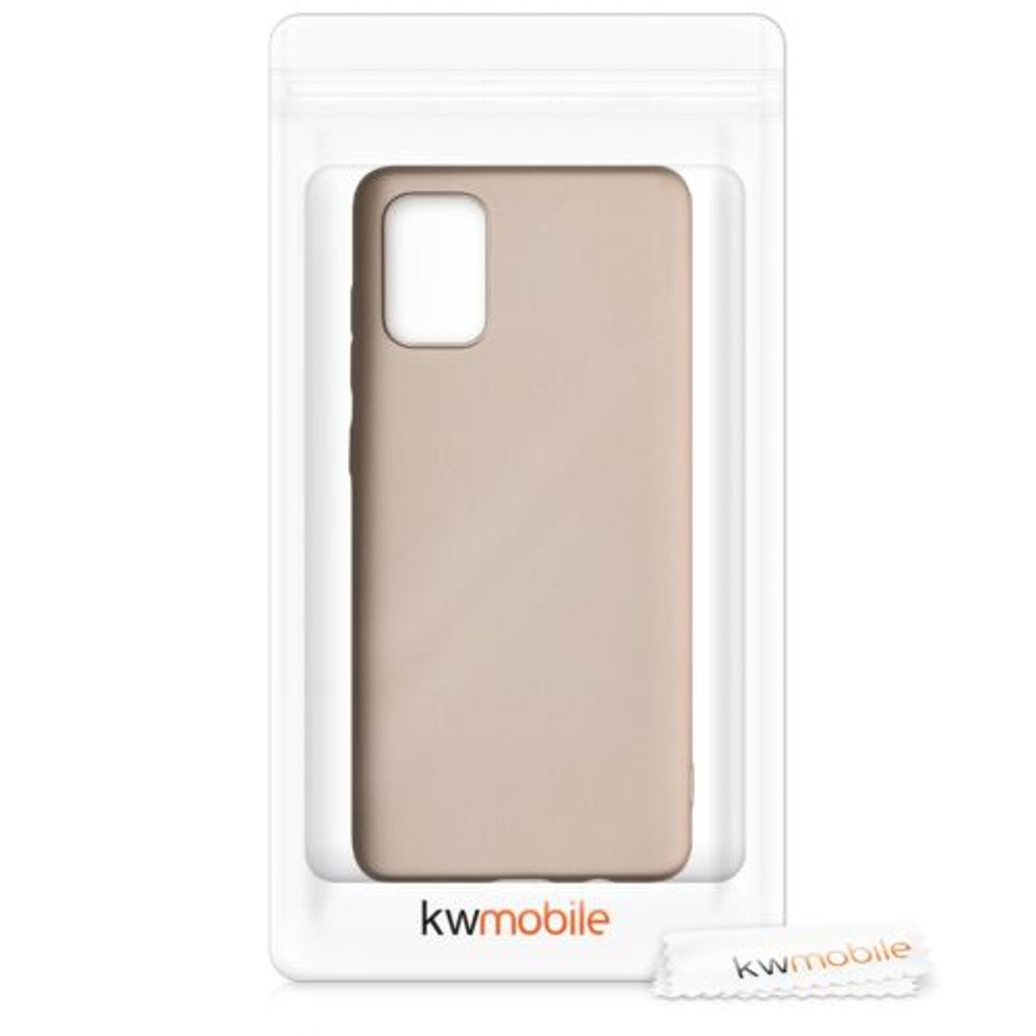 Husa pentru Samsung Galaxy A71, Silicon, Gold, 51213.66 fotografia produsului View 7 L