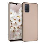 Husa pentru Samsung Galaxy A71, Silicon, Gold, 51213.66 fotografia produsului
