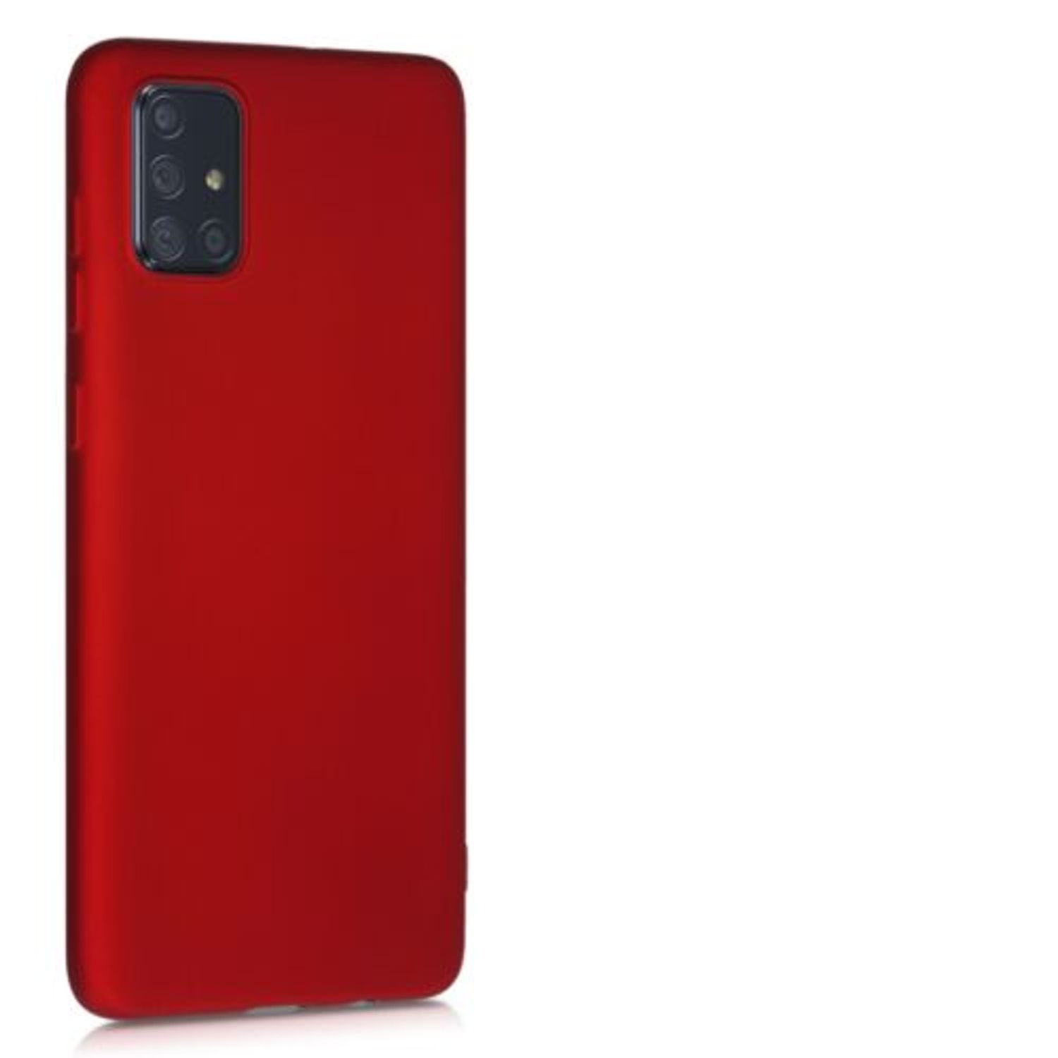 Husa pentru Samsung Galaxy A71, Silicon, Rosu, 51213.36 fotografia produsului View 7 L