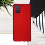 Husa pentru Samsung Galaxy A71, Silicon, Rosu, 51213.36 fotografia produsului View 3 S